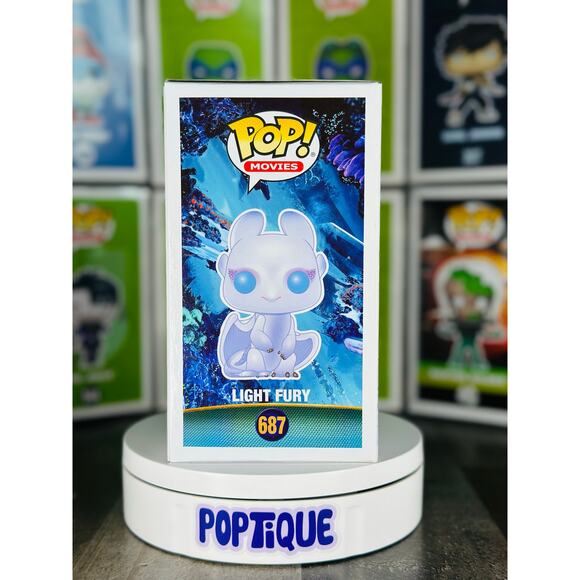 How to Train Your Dragon 3 Light Fury Funko Pop! #687 - Picture 4 of 6